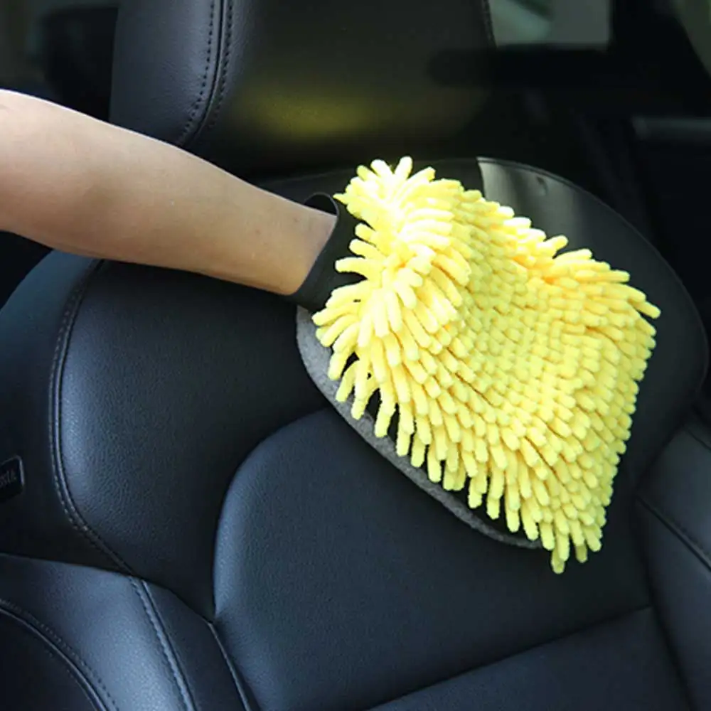 Car Wash Glove Coral Mitt Soft - огляд і ціна Detailing Brush Set