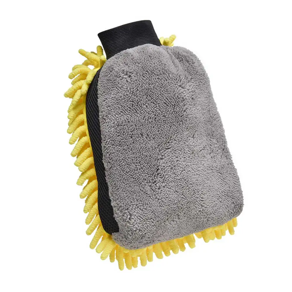 Car Wash Glove Coral Mitt Soft - огляд і ціна Detailing Brush Set