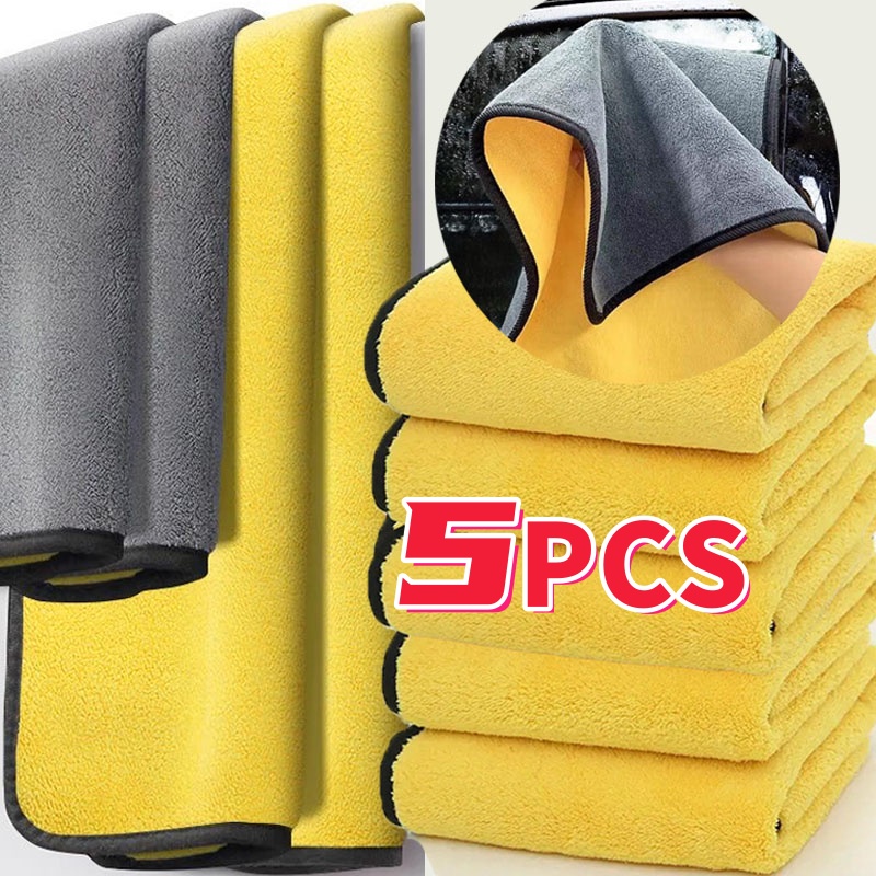 1/3/5PCS Microfiber Cleaning T - огляд і ціна Microfiber Towel Detailing
