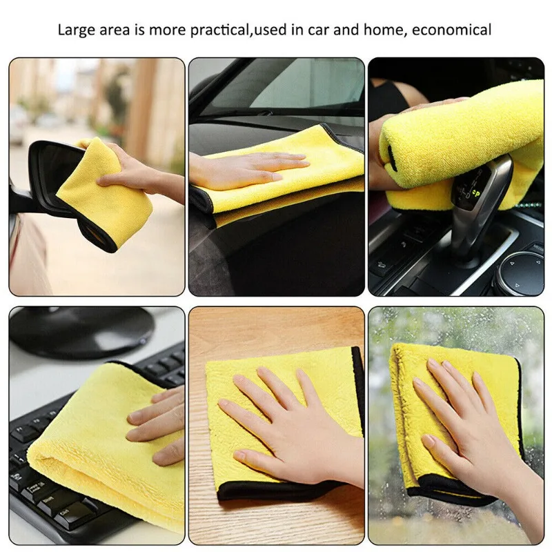 1/3/5PCS Microfiber Cleaning T - огляд і ціна Microfiber Towel Detailing